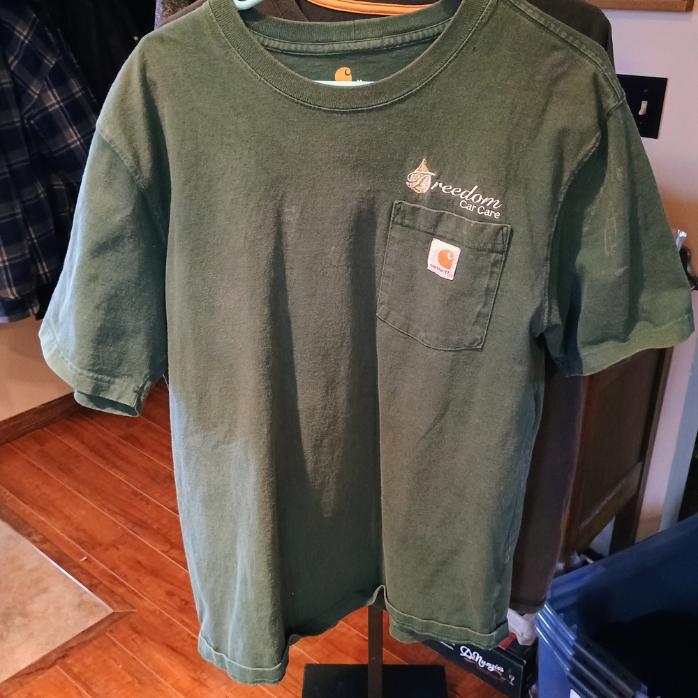 Carhartt Olive Green Logo T-Shirt
